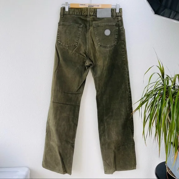 MOSCHINO Green super soft jeans relaxed straight pants joggers - Picture 6 of 10